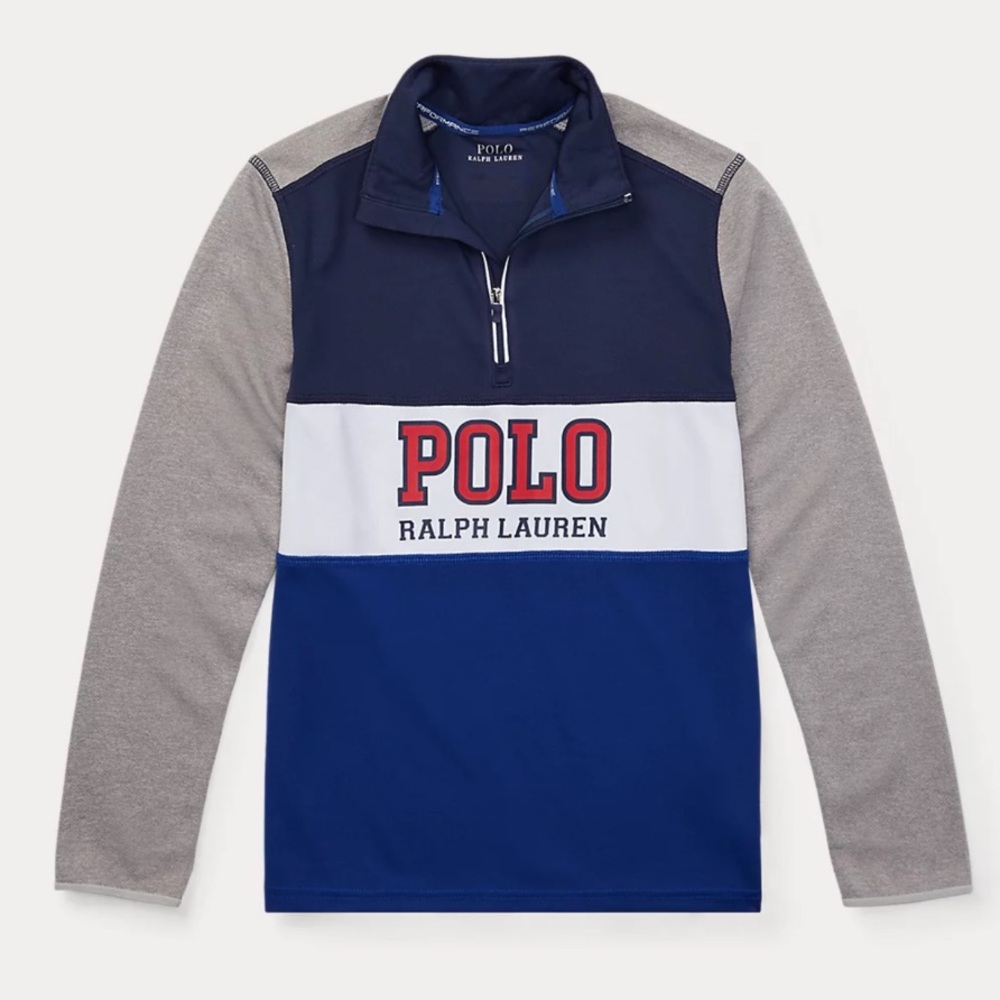 Ralph Lauren Boys Performance Half-Zip Pullover